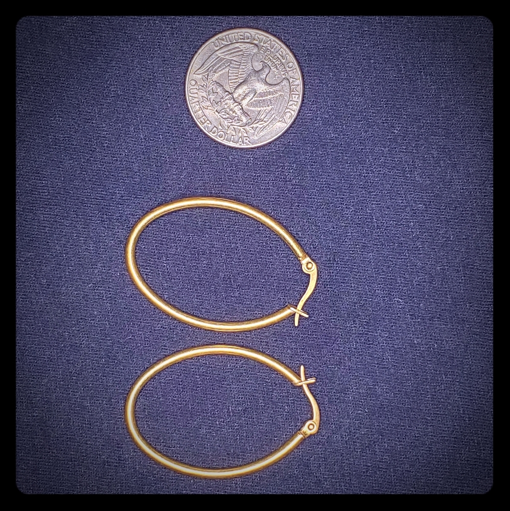 Gold Hoop Earrings
